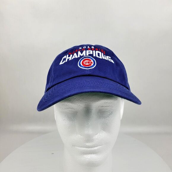Chicago Cubs 2016 World Series Champions '47 Brand Fitted Hat Cap Size Large - Picture 1 of 10